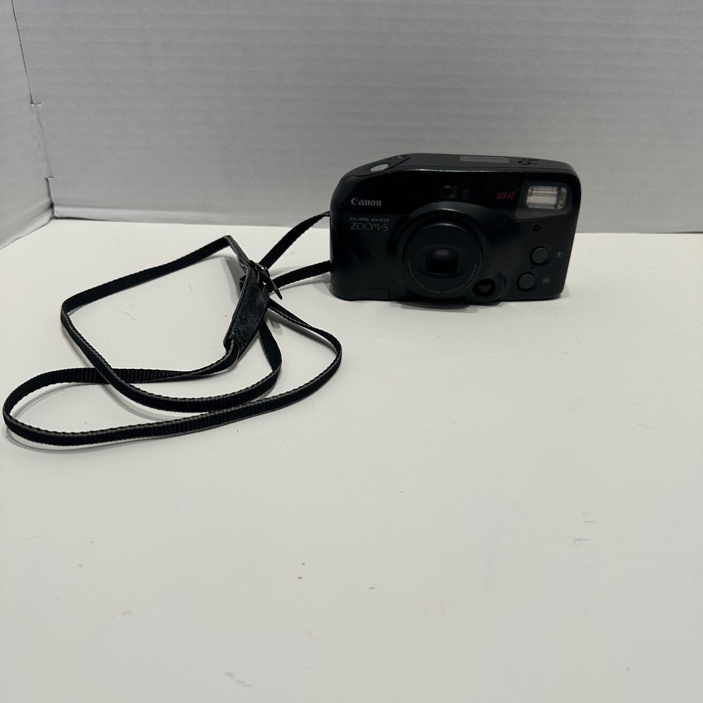 Canon Sure Shot Zoom-S 35mm Film Camera 38-60mm f/3.8-5.6 Japan Untested